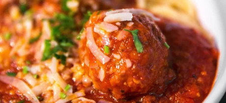 Stroganoff met gehaktballen