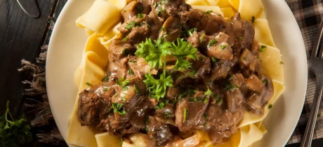 Biefstuk Stroganoff