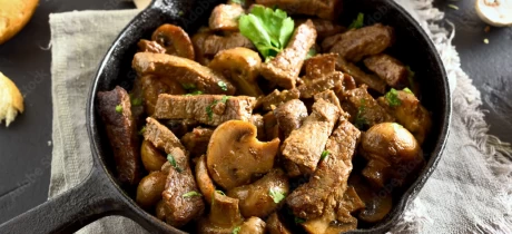 Rosbief stroganoff
