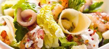 Ceasar salade met gegrilde kip