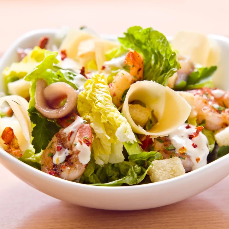 Ceasar salade met gegrilde kip