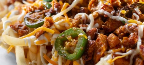 Loaded fries met gehakt
