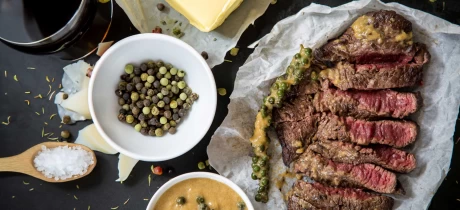 Peperroomsaus maken voor biefstuk
