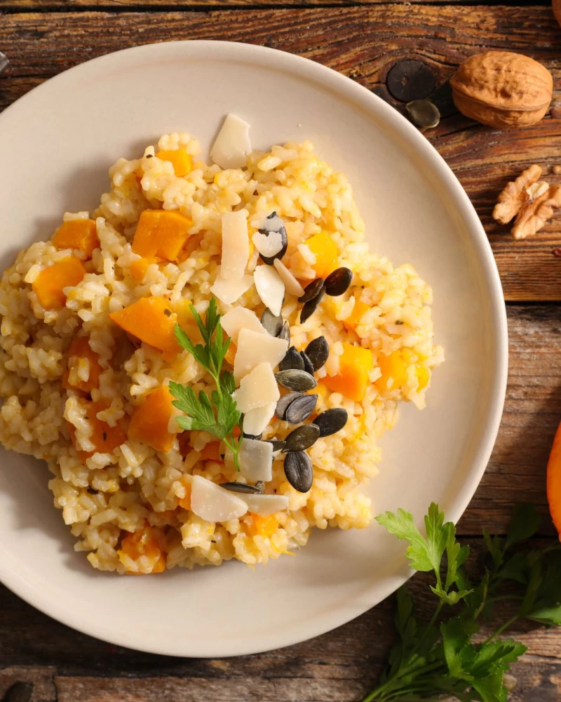 Pompoen risotto