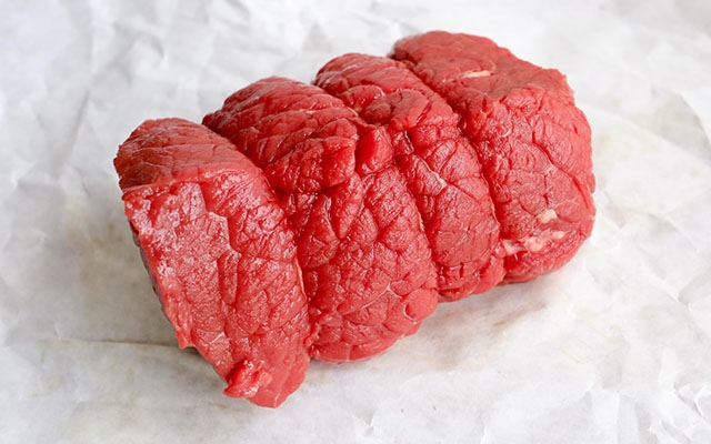 An image of uncooked, sustainable roast beef