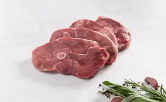 Tranche de gigot avec os