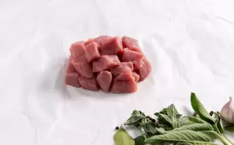 Cubes à brochette de porc
