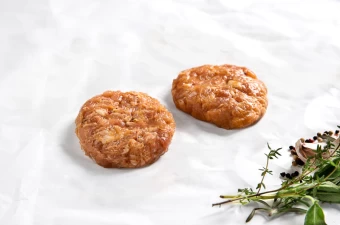 Kipburger van dijvlees