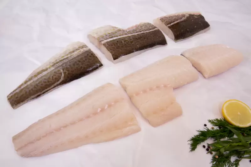 Wilde kabeljauwfilet met vel bakken