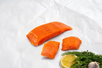 Wilde Sockeye zalmstukken