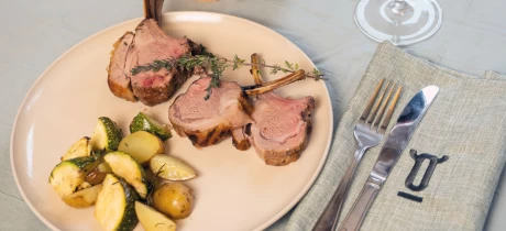 Lamsrack met kruiden