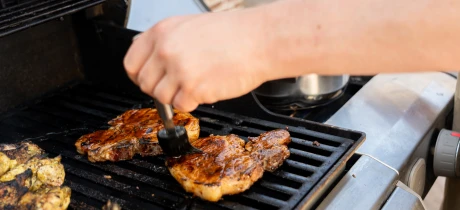 Sticky ribkarbonade van de barbecue
