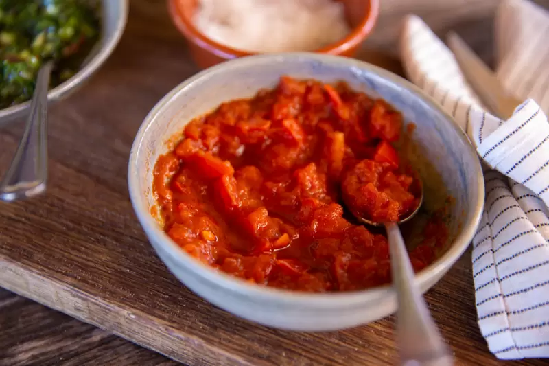 Zelfgemaakte tomatenketchup
