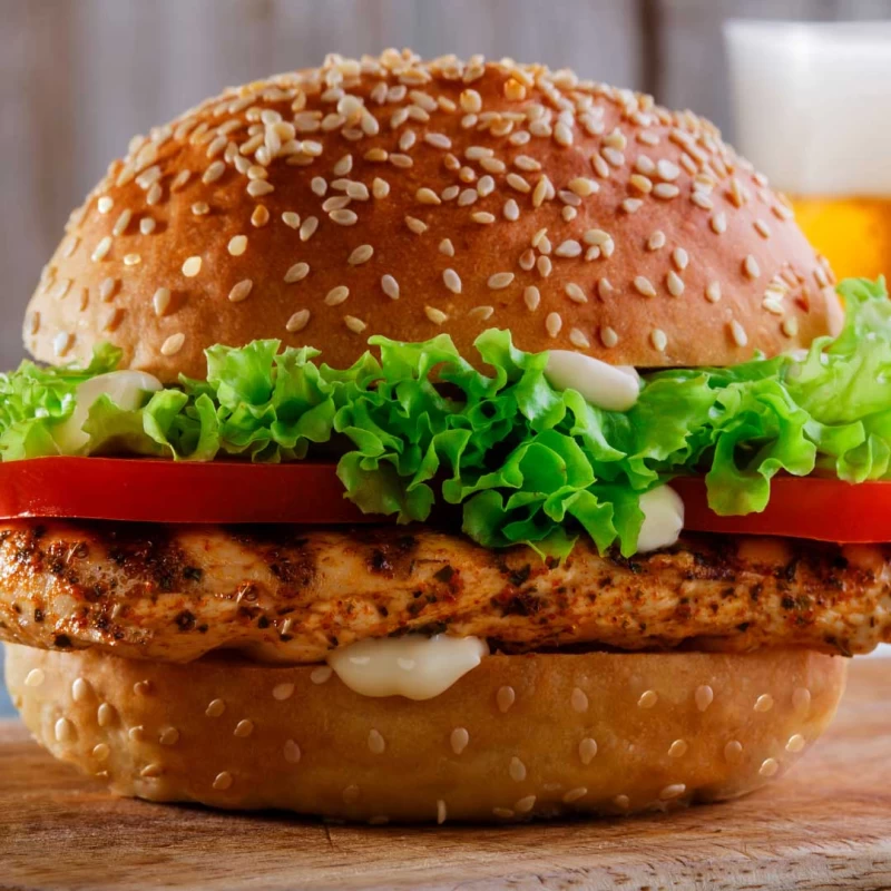 kipburger maken van kipgehakt