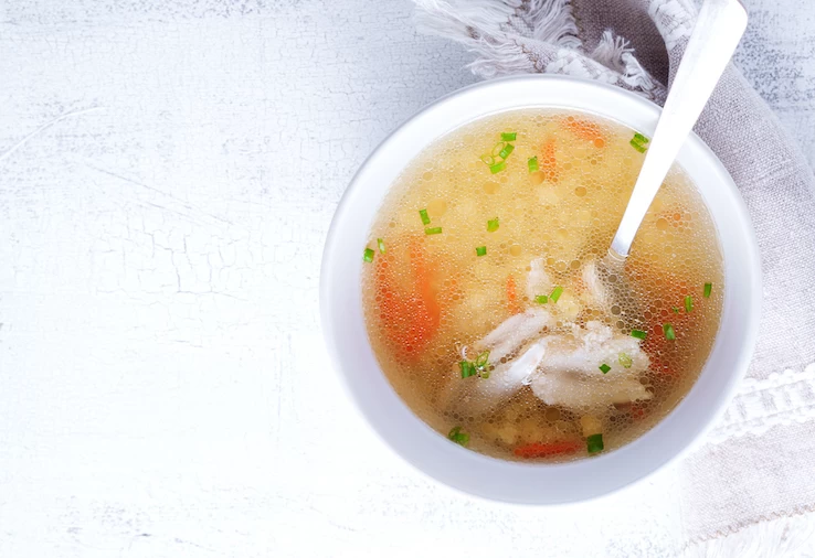 Biologische Chicken Broth (kippen bottenbouillon)
