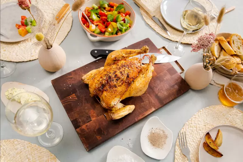Lemon butter fast roast chicken