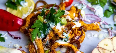 Shoarma met tzatziki en gegrilde groente