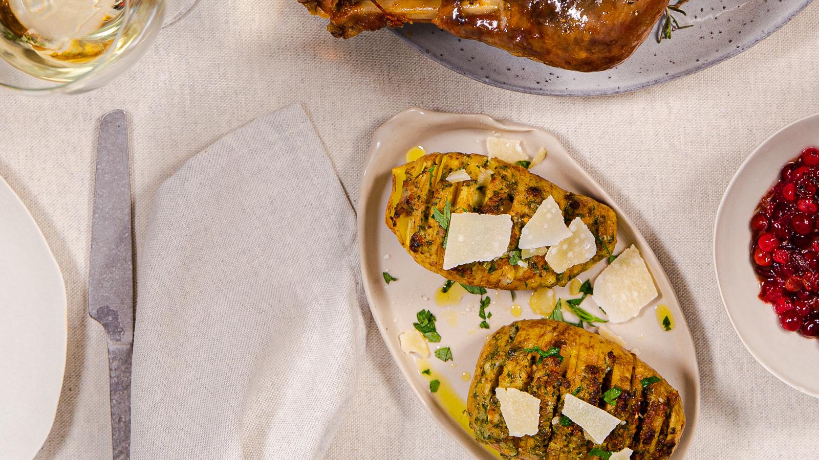 hasselback aardappels