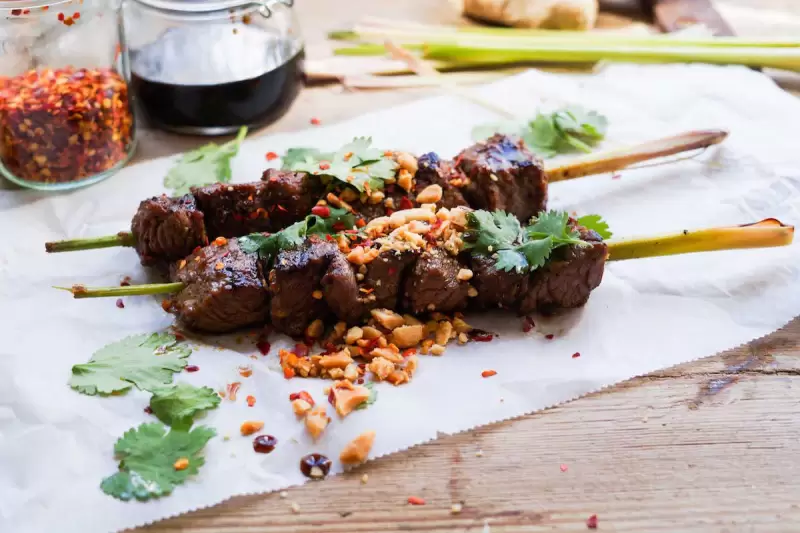 Homemade Beef Satay