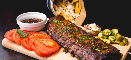 Spareribs met friet