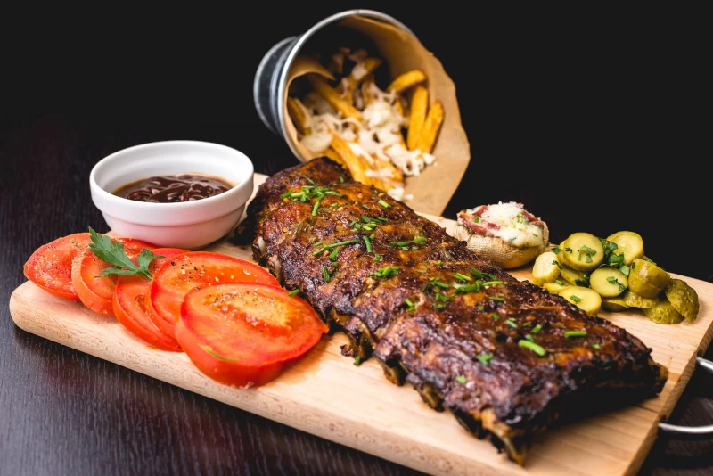 Spareribs met friet
