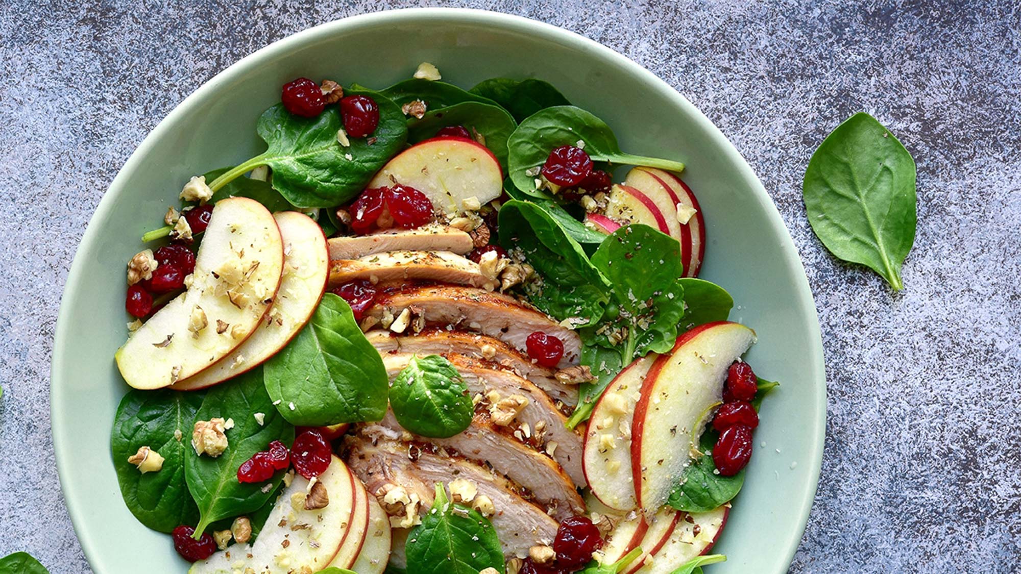 Salade met kalkoen