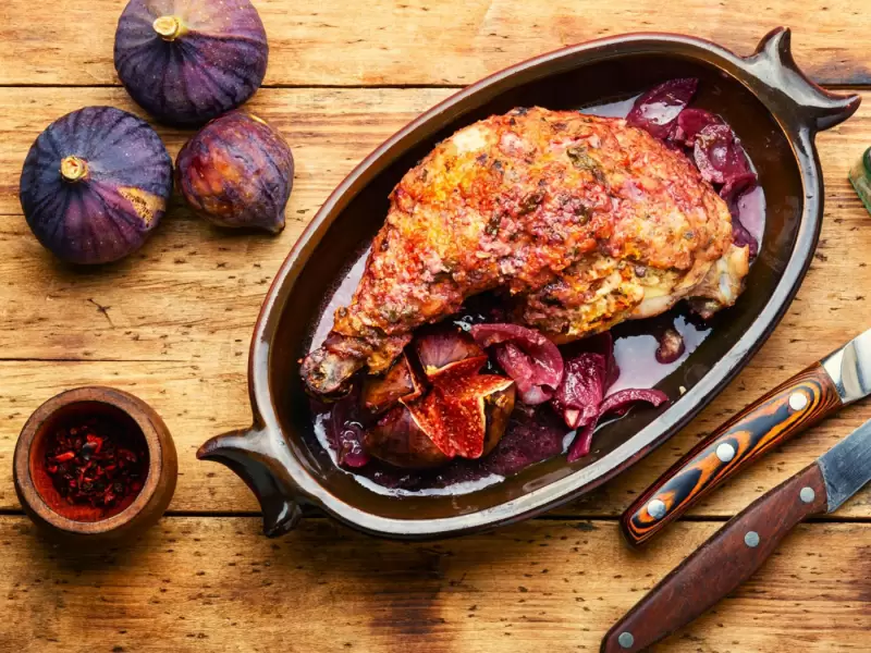 Poulet grillé aux figues