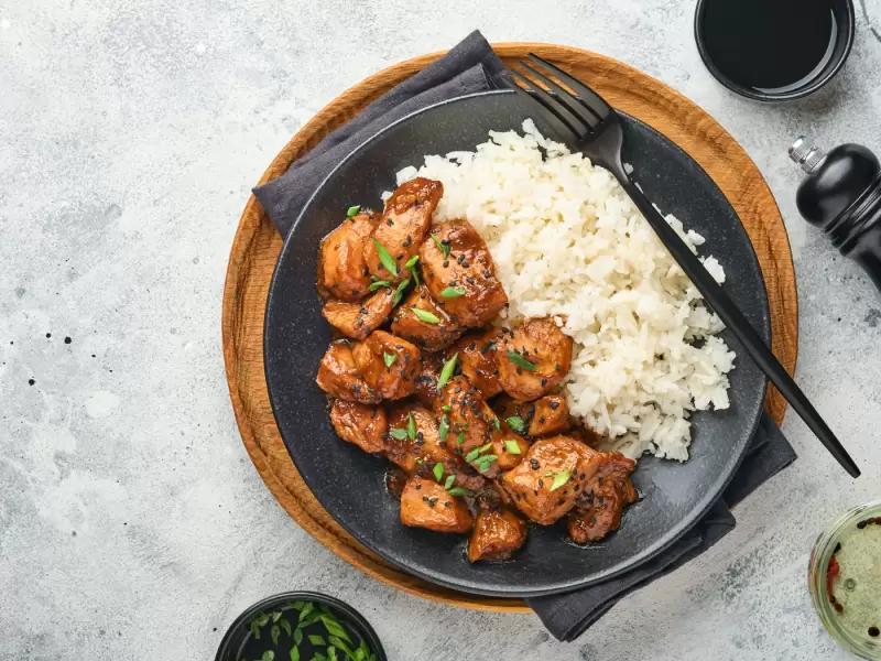 Poulet sauce soja et gingembre Poulet sauce soja et gingembre