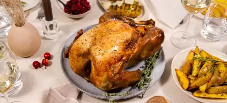 Hele kalkoen uit de oven