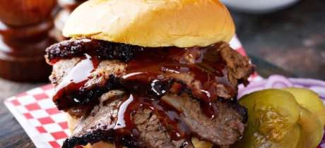 Brisket burger met homemade rub