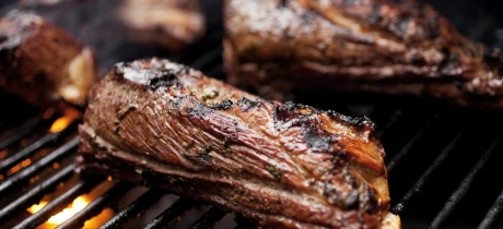 Short ribs op de barbecue