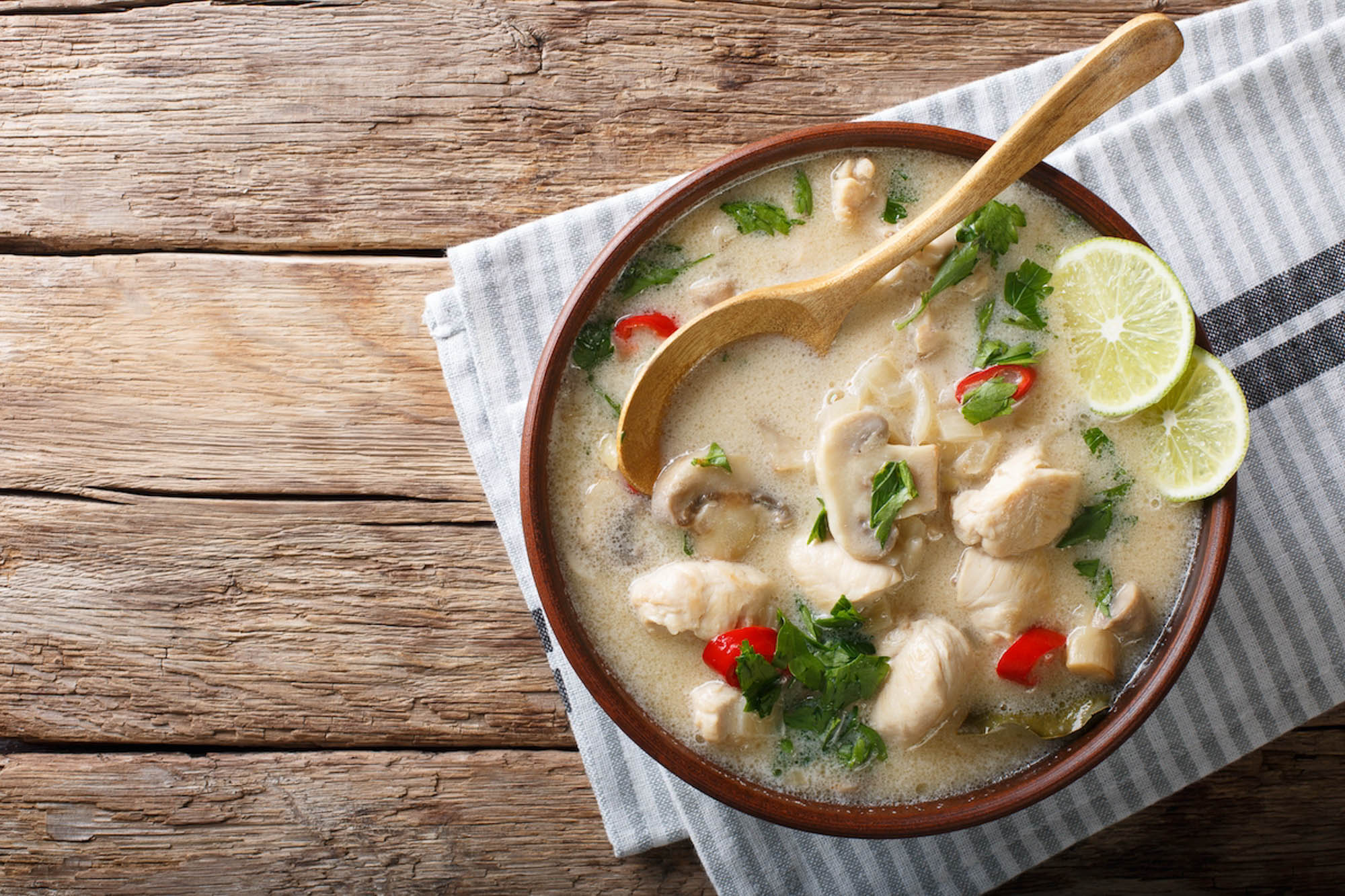 Thaise soep met kip