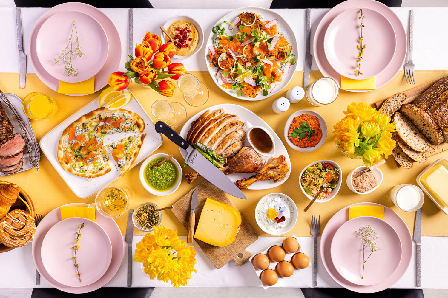 paasbrunch tafel
