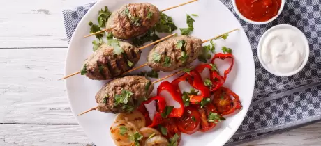 Kefta de boeuf au barbecue