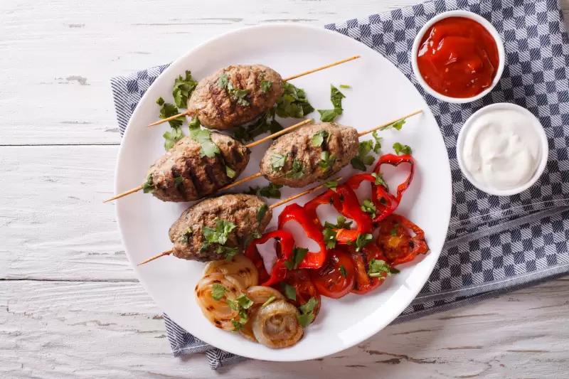 Kefta de boeuf au barbecue