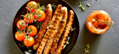Saucisses grillées au barbecue