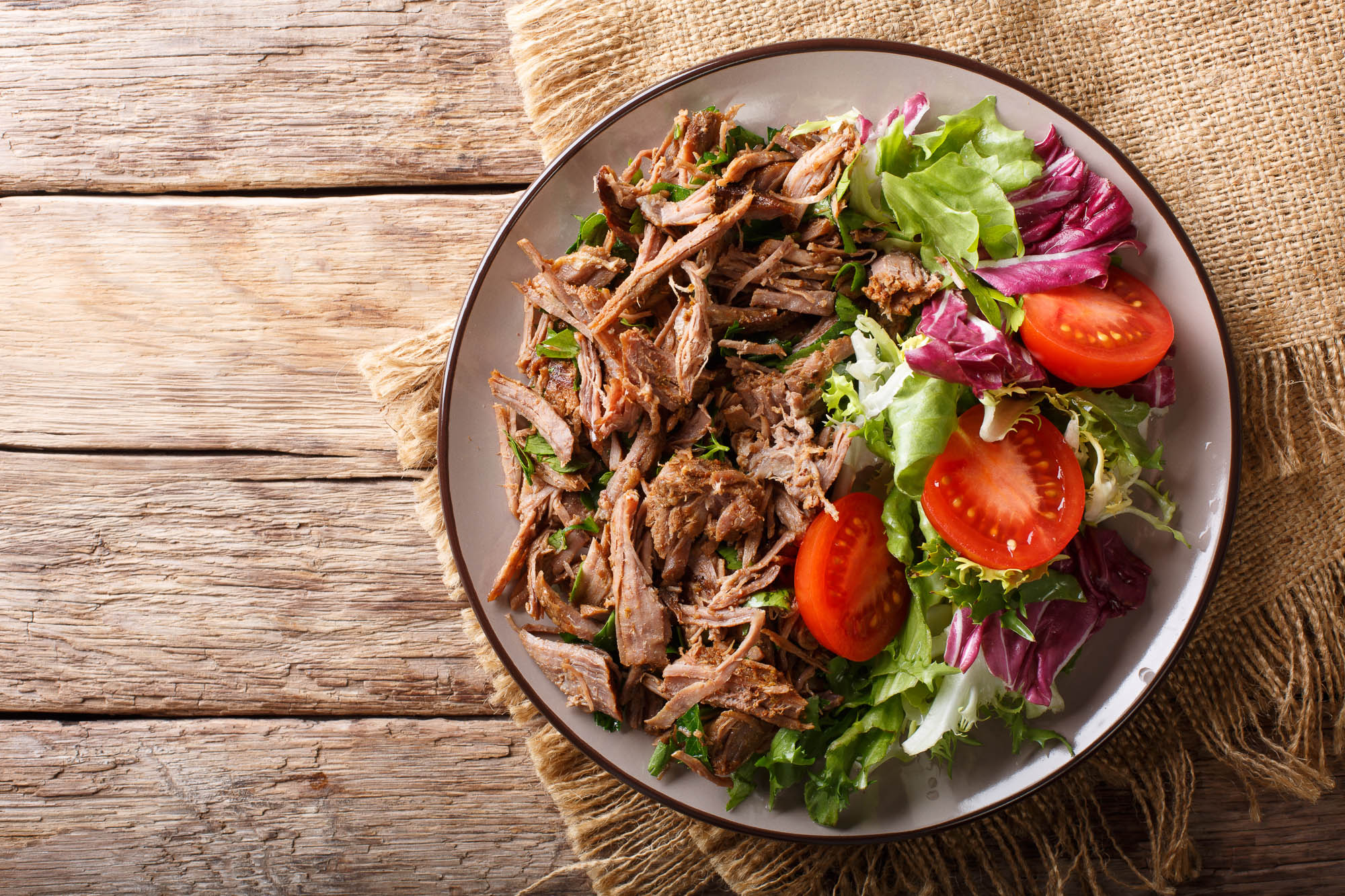 Éffiloché de bœuf au barbecue