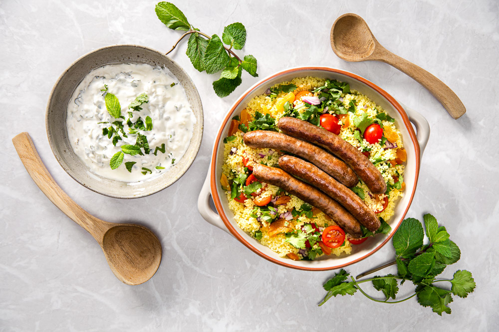 Couscous met merguezworsten | Grutto Recept