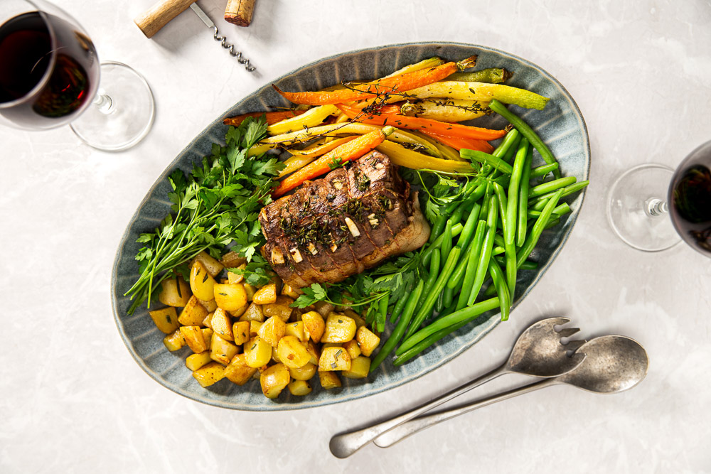 Rôti de bœuf à l'ail et aux herbes fraîches | Nos recettes