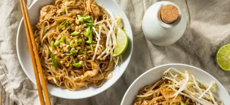 Pad Thaï au poulet