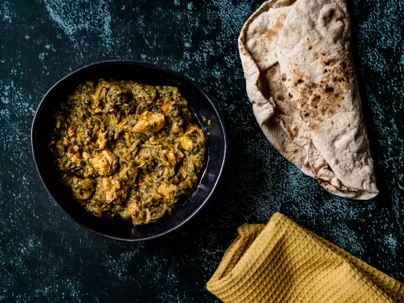 Agneau Palak aux épinards