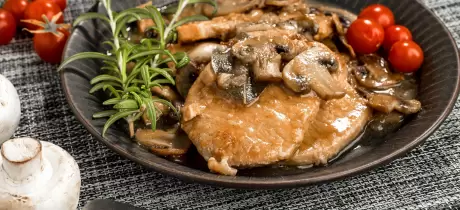 Côte de porc à la parisienne