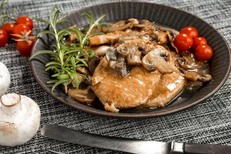 Côte de porc à la parisienne
