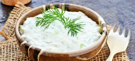 Sauce crème fraîche et herbes