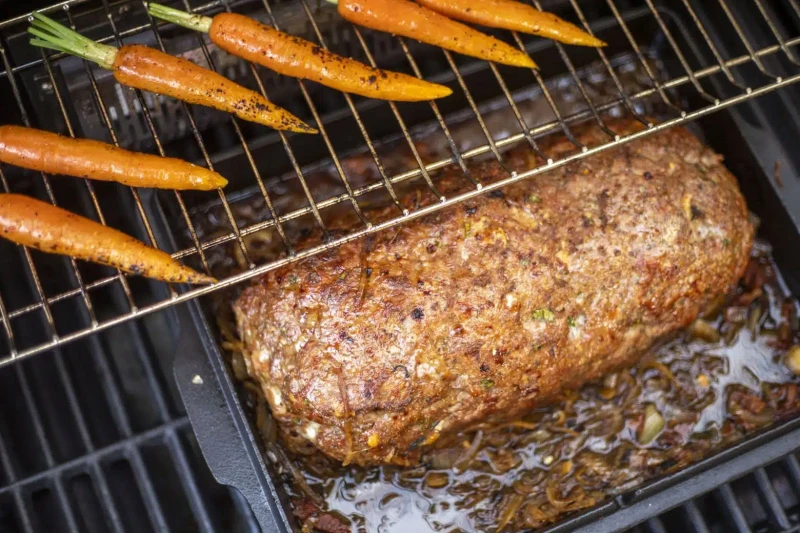 Gehaktbrood van de barbecue Gehaktbrood van de barbecue