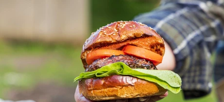 Hamburger maken van gehakt