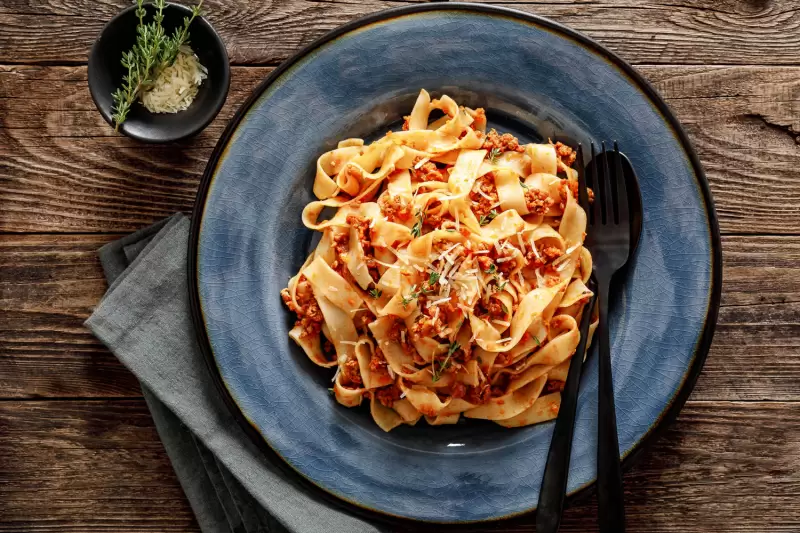 Langzaam gegaarde bolognese saus