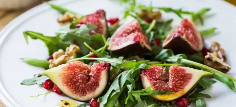 Salade met vijg en walnoot