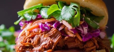 BBQ Pulled Pork van varkenspoulet