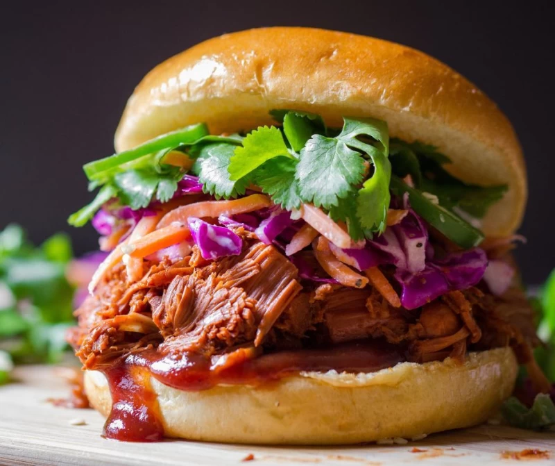 BBQ Pulled Pork van varkenspoulet